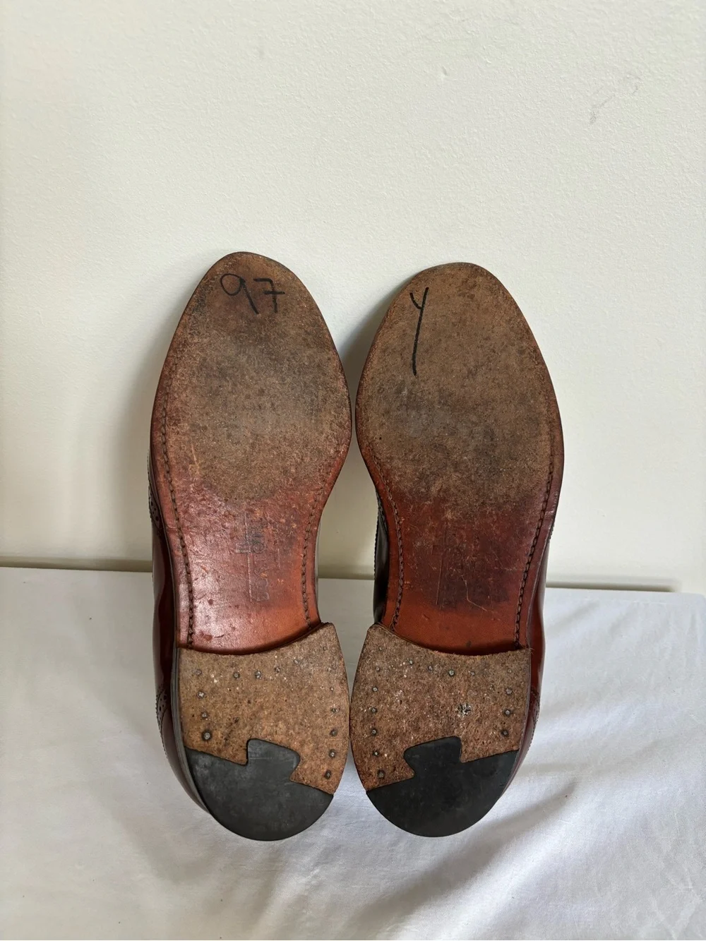 Bostonian Impression Wing Tip Tassel Men's Leather Dress Shoes Size 10 D/B